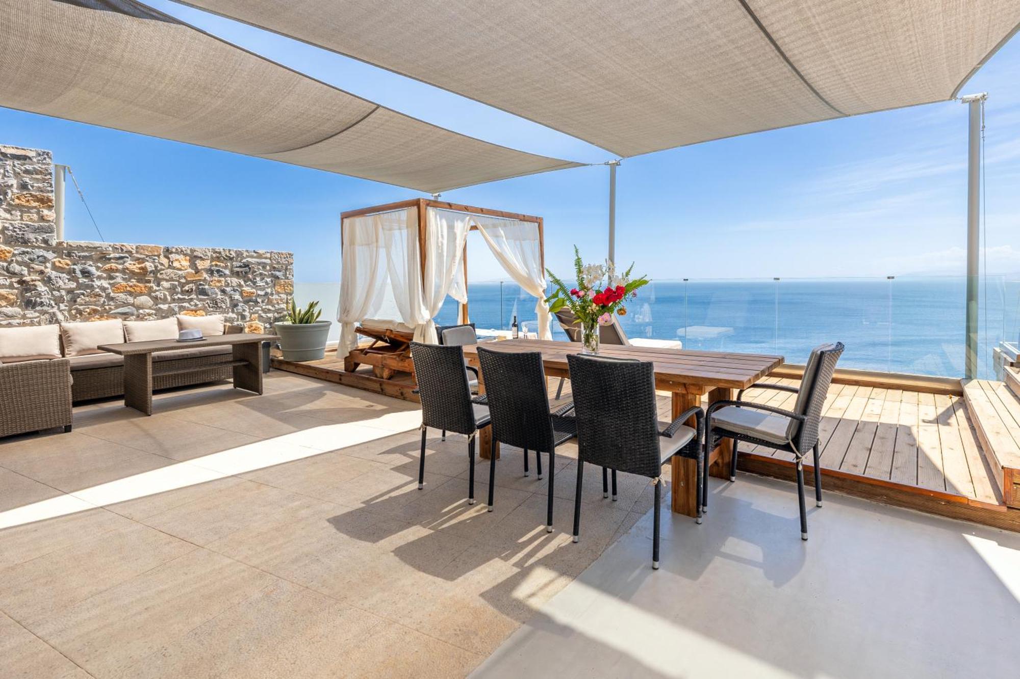 Rocca Al Mare Seaside Villas Palaiokastro  Exterior foto